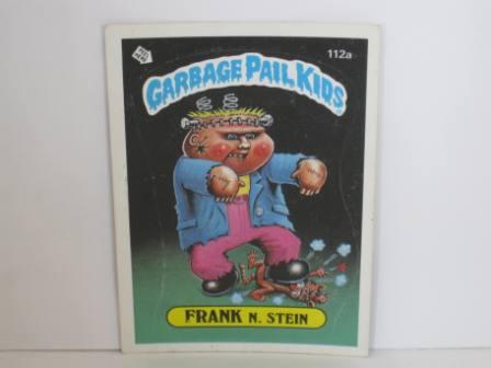 112a FRANK N. Stein [No (C)] 1986 Topps Garbage Pail Kids Card